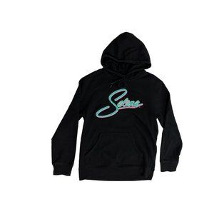 Official SELENA Hoodie Bidi Bidi Bom Bom Graphic Sweatshirt Black Size SMALL